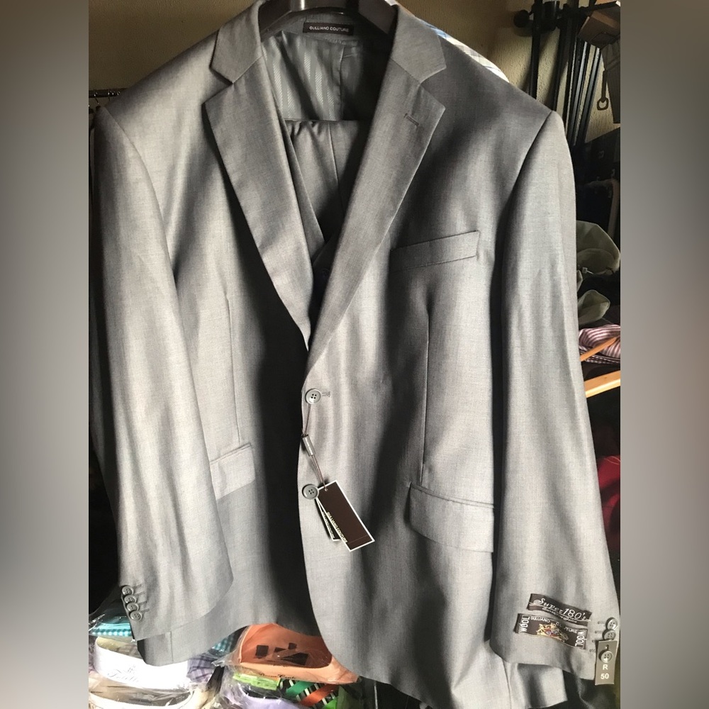 Gulliano Couture Wool 3-Piece Suit Brand New With Tag